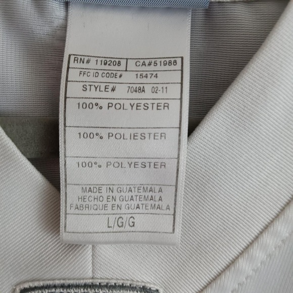 Dallas Cowboys Jersey Mens Large White NFL Football Reebok Miles Austin Stitched - Picture 3 of 16